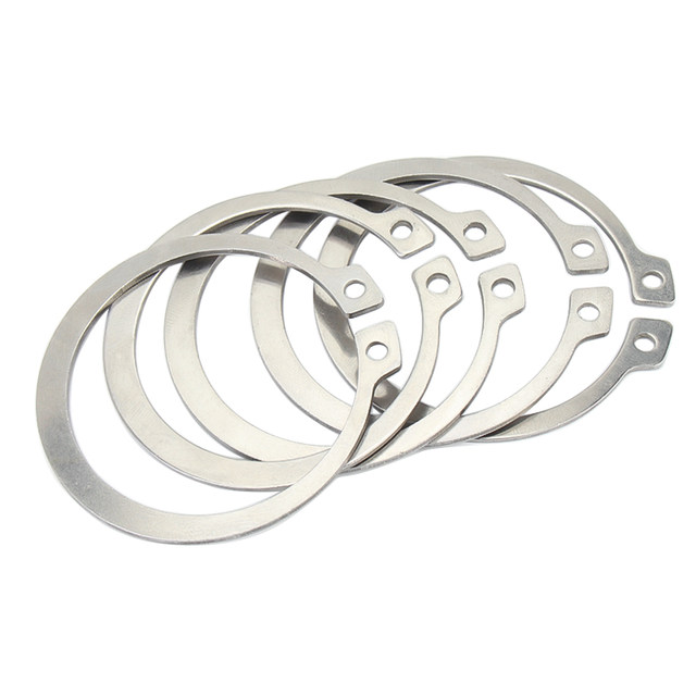 Elastic retaining ring spring gold ultra-stainless steel