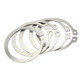 Elastic retaining ring spring gold ultra-stainless steel