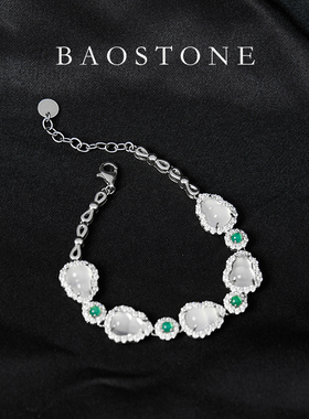 白冰葫芦手链女S925银轻奢小众