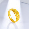 Saturday blessing gold ring women's foot gold living ring