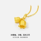 Золотая подвеска, орхидея, 3D, подарок на день рождения