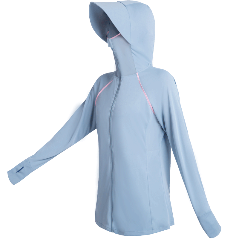 女防紫外线2020夏新款连帽防晒衣 哥恋短外套