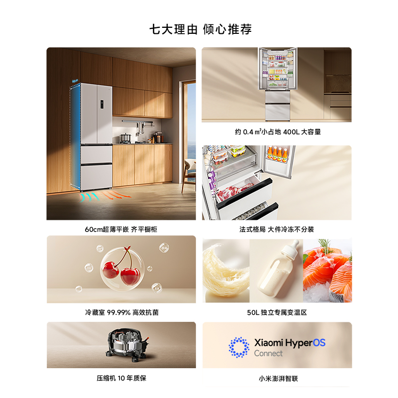 2025ƷС׼ұ400Lʽһ60cmƽǶС BCD-400WFMBI 400L1999Ԫ
