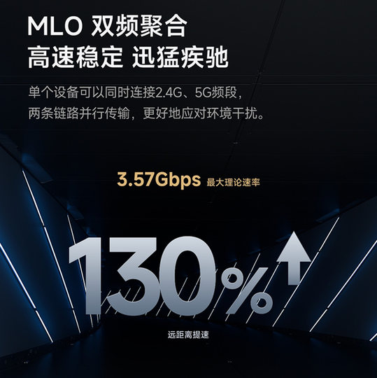 Xiaomi Official Flagship Store Xiaomi Router BE3600 Black New Edition Home Through-Wall WiFi7 Home High-speed Dual-Band Router