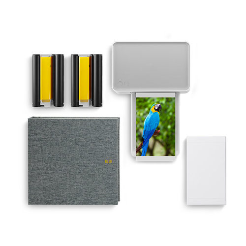 小米米家照片打印机1S特惠套装小型手机照片彩色打印家用无线连接洗照片机相纸色带相册证件照自动覆膜冲印机 - 图2