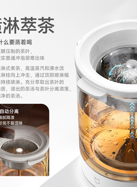小米官旗米家智能多功能养生壶P1炖煮烧水壶电热水壶煮茶器萃茶机