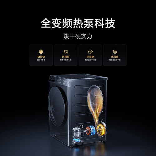 小米米家洗烘套装Pro三区洗10kg+热泵烘干机pro12kg洗烘联动 - 图2