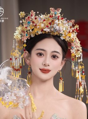 新款新中式新娘头饰汉服