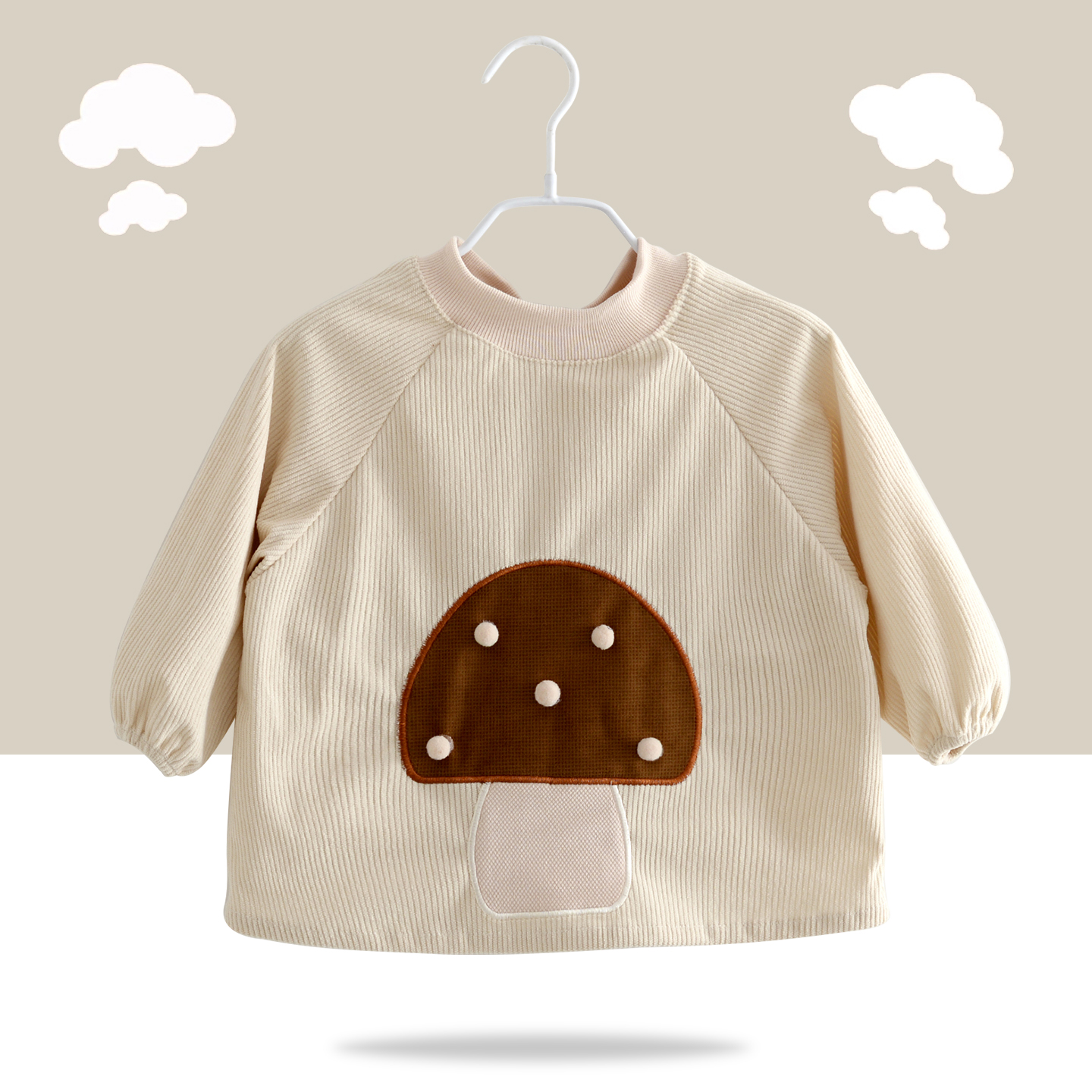 New baby eating waterproof protective clothing