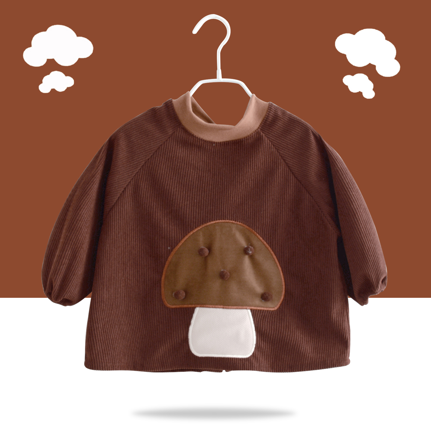 New baby eating waterproof protective clothing