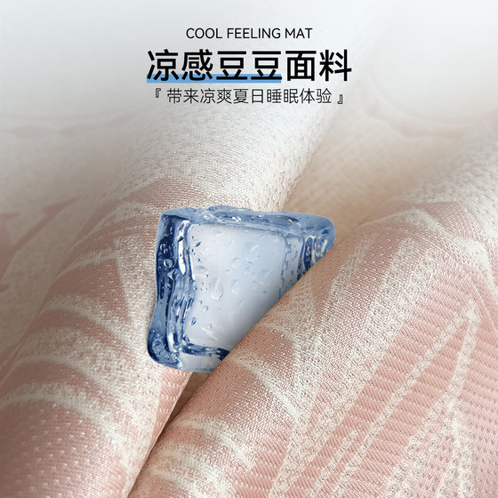 Summer Ice Bean Ice Silk Mat Sheet Model 2026