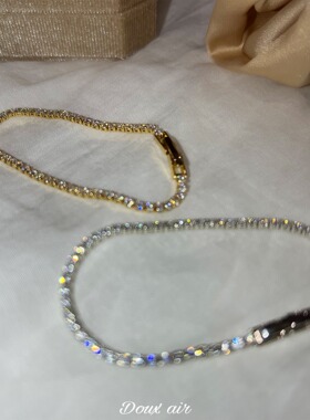 璀璨锆石手链女款细款星光