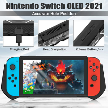 ເຫມາະສໍາລັບ Nintendo Switch OLED Gaming Protective Shell case cover