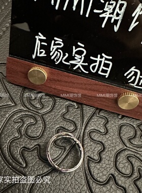【实拍】cortis金主训Juhoon同款羽毛戒指个性简约开口学生指环