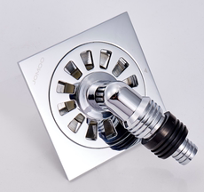 Трапных аксессуары 九牧卫浴官方旗舰洗衣机专用地漏接头多功能弯通下水道防臭防溢水