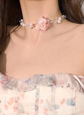 今世戴花~春夏气质淑女花朵项链