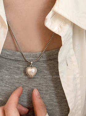 甜心奥莉~气质高级感爱心卫衣链