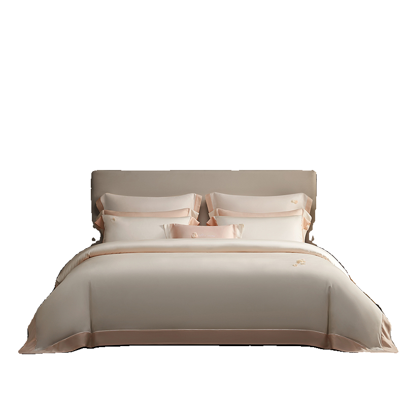 MINE寐2024新款天丝缎纹四件套床上用品专柜正品床单被罩芭蕾-图3