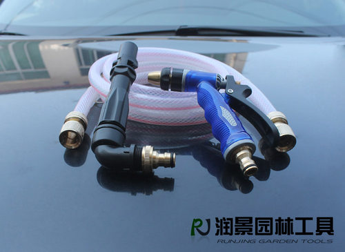 园林6分取水杆 快速取水器 浇花洗车水枪水管套装 草坪地插杆套装 - 图0