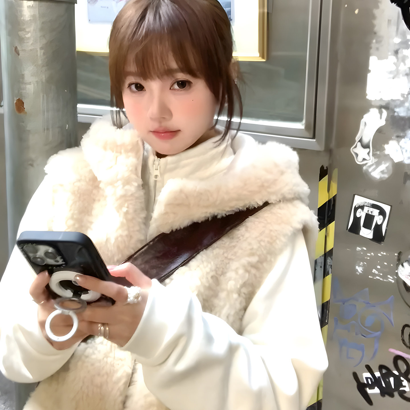 皮毛一体皮草马甲女2025秋冬新款连帽羊羔毛坎肩背心无袖毛毛外套