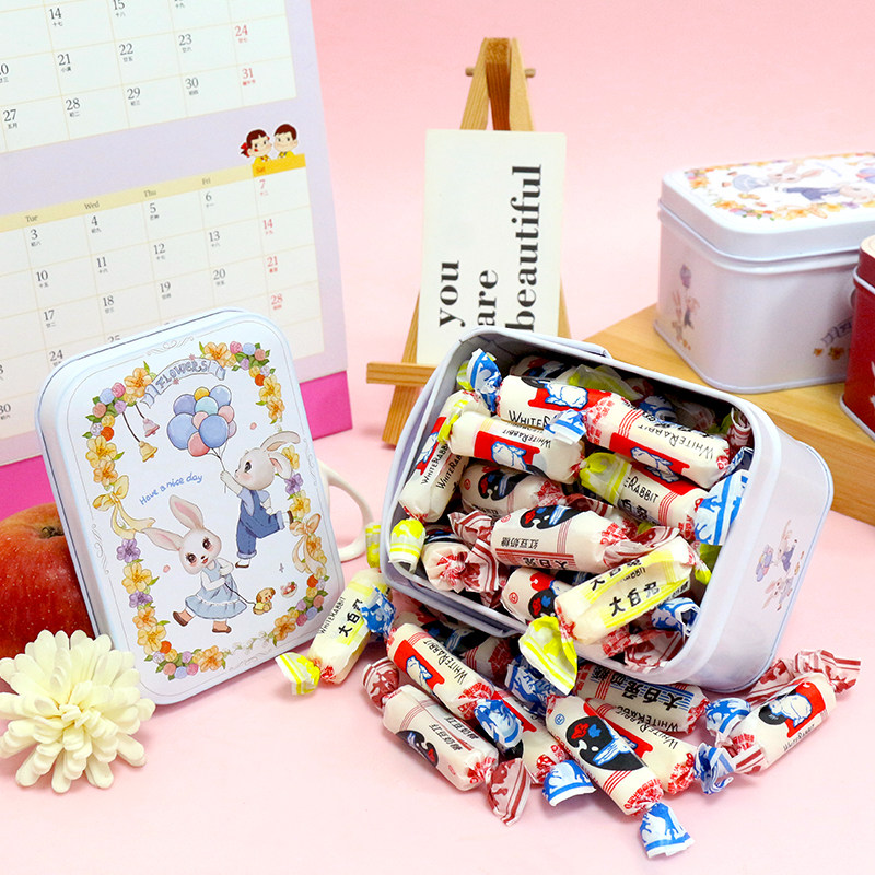 大白兔奶糖铁罐礼盒装原味混合味儿童小零食糖果结婚喜糖礼物批发,淘宝优惠券,粉丝福利购,淘宝优惠卷