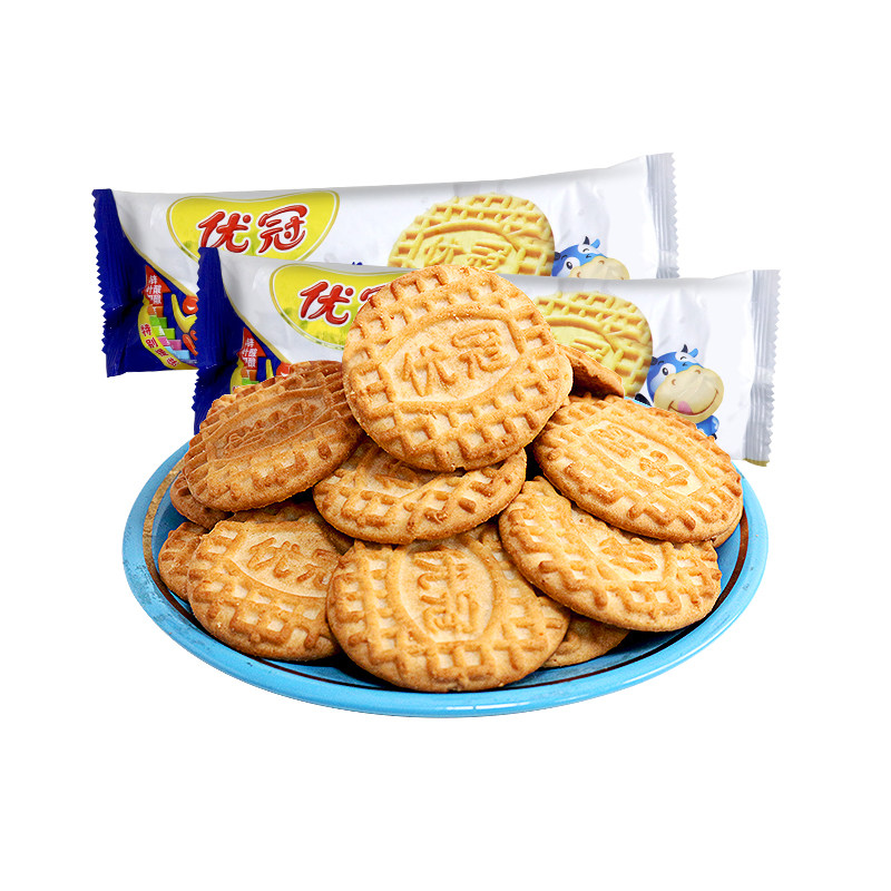 优冠牛奶香脆饼干100g牛奶味办公室下午茶年货小零食休闲小吃食品,淘宝优惠券,粉丝福利购,淘宝优惠卷
