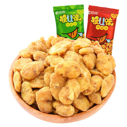 洽洽怪味豆30小包装怪U味兰花豆蚕豆网红解馋小零食小吃休闲食品 - 图3