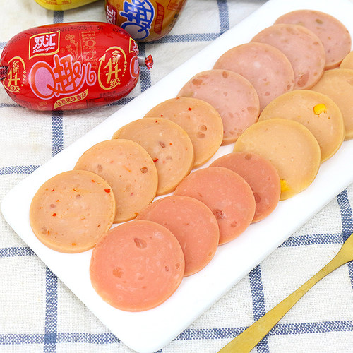 双汇q趣肠火腿肠玉米蘑菇孜然香辣味即食小香肠零食小吃休闲食品 - 图0