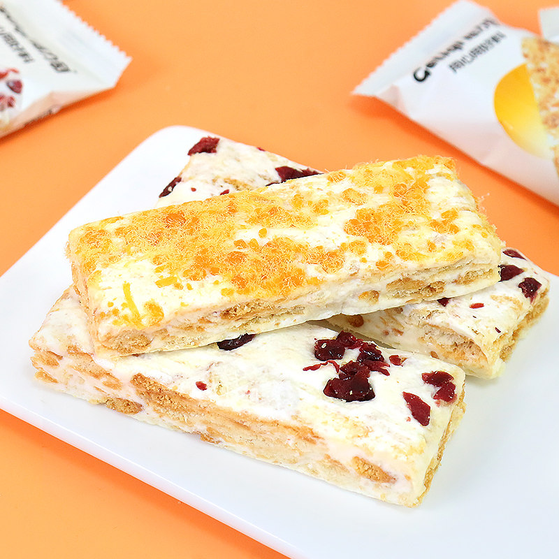 格力奇铂慕雪花酥蔓越莓办公室网红爆款年货小零食休闲小吃食品,淘宝优惠券,粉丝福利购,淘宝优惠卷