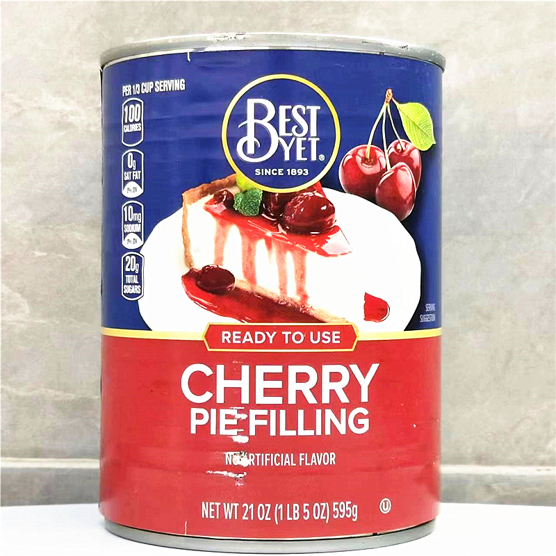 Best Yet Blueberry Pie Filling美国佰一得牌樱桃蓝莓派馅料 - 图0