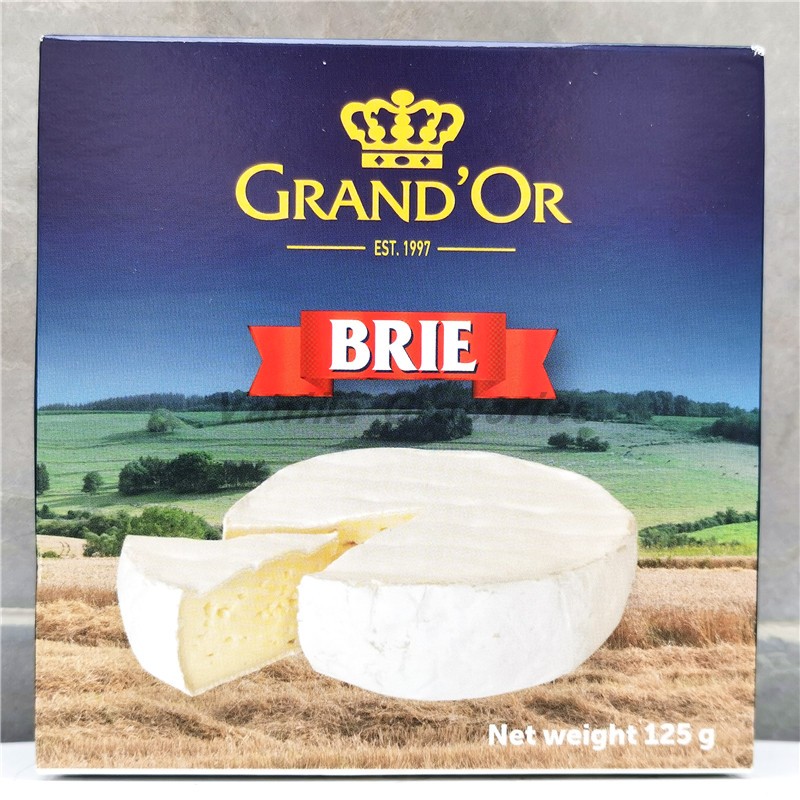 Grand‘OrBrie Camembert Cheese格兰特布里奶酪卡盟贝尔金文干酪 - 图0