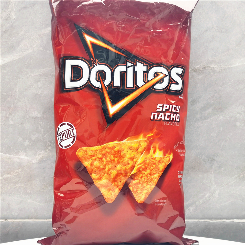 Doritos Nacho Tortilla Chips美国多力多滋香辣味奶酪玉米片零食 - 图1