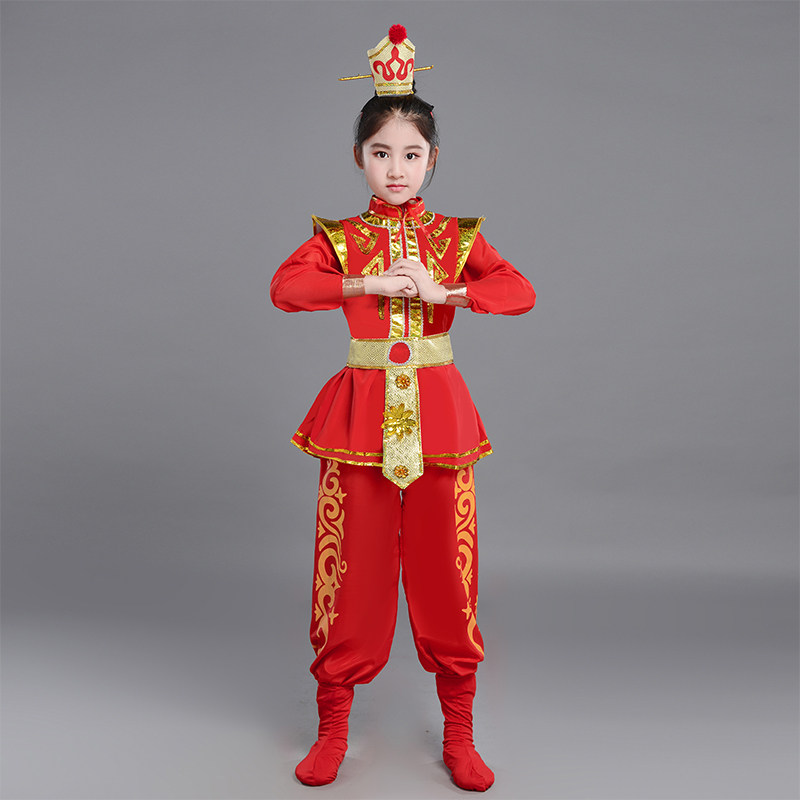 元旦儿童花木兰演出服舞蹈戏曲表演服男女古代士兵盔甲运动会服装,淘宝优惠券,粉丝福利购,淘宝优惠卷