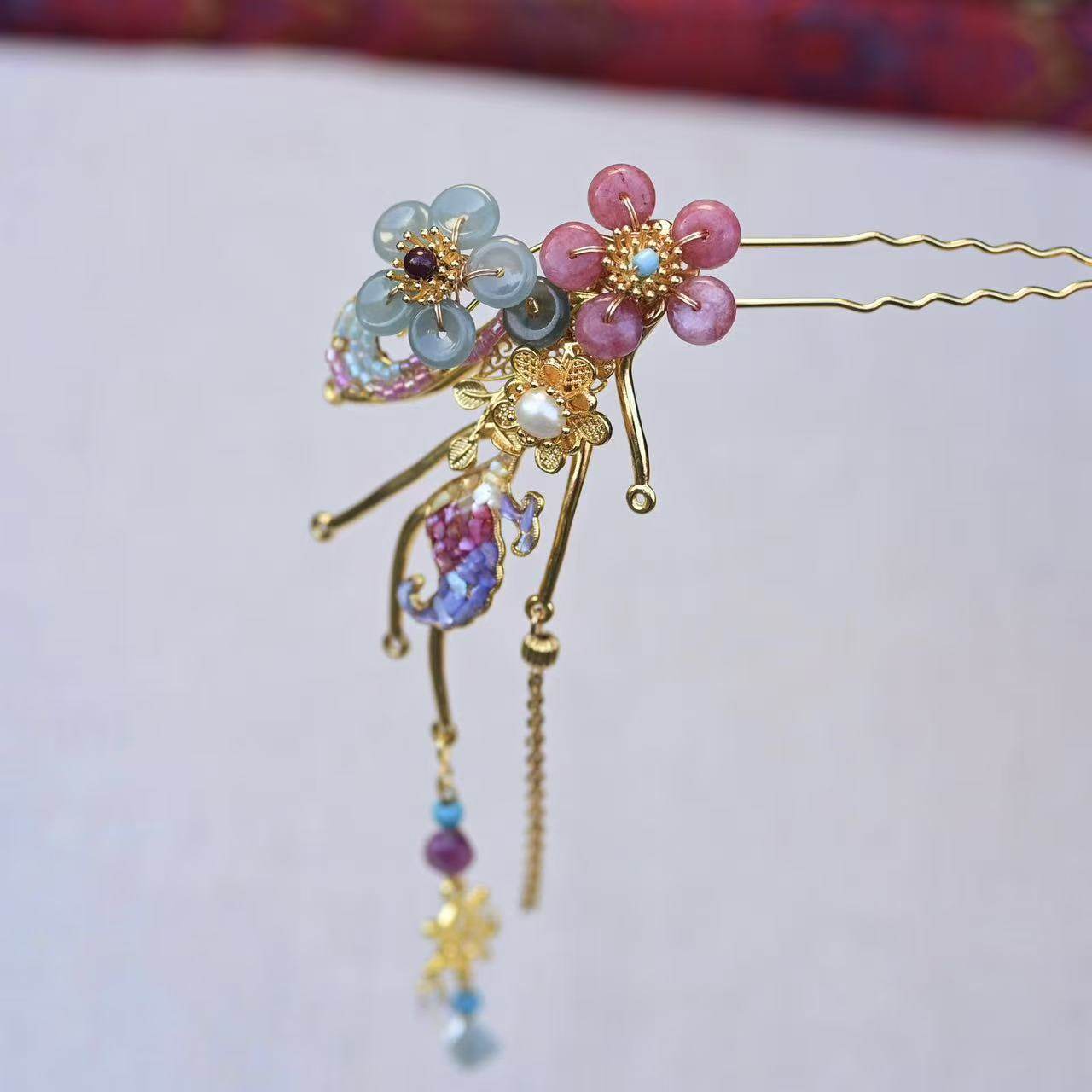 稷氏小筑 芊盈  古风发饰汉服古装配饰头饰,淘宝优惠券,粉丝福利购,淘宝优惠卷