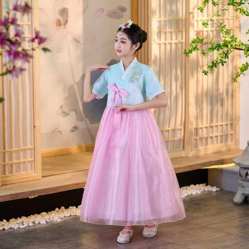 新款女童韩服男童古装套装少数民族服装儿童朝鲜族演出服摄影礼服,淘宝优惠券,粉丝福利购,淘宝优惠卷