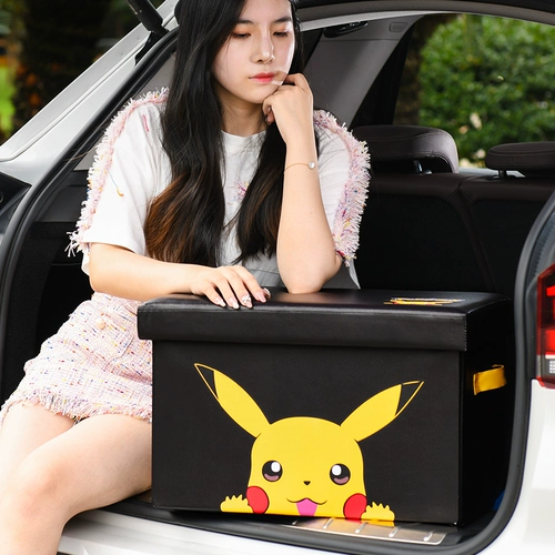 Мультяшный ящик для хранения, коробочка для хранения для авто, коробка для хранения, система хранения