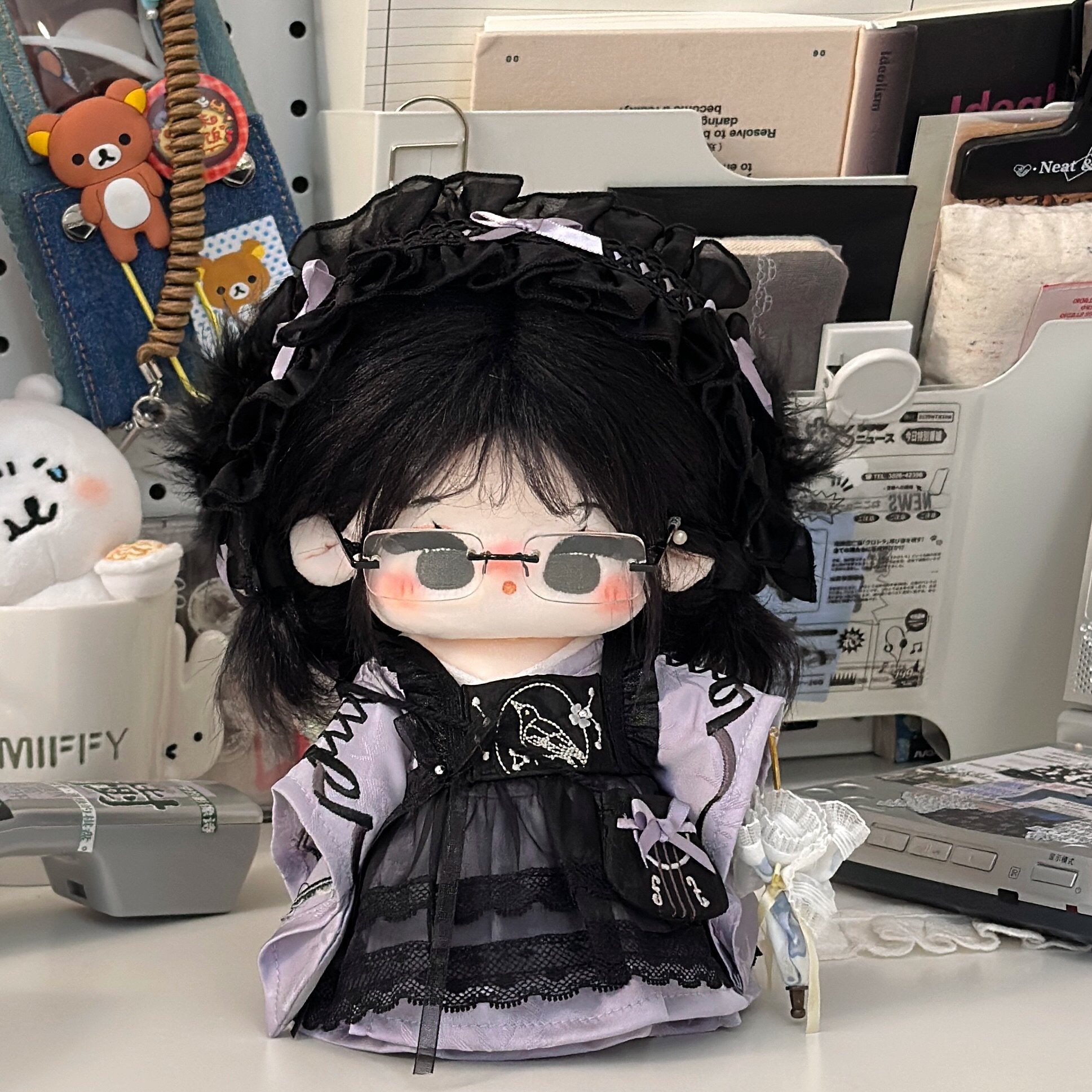 现货园长裤茶茶巫鹊吟棉花娃娃20CM汉洋折衷国风娃衣,淘宝优惠券,粉丝福利购,淘宝优惠卷