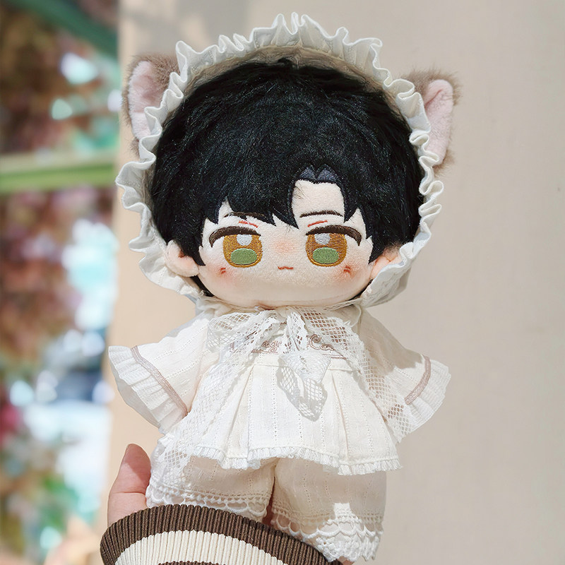 可奈造物猫猫睡衣20cm原创棉花娃娃衣服可爱连衣裙毛绒换装玩具,淘宝优惠券,粉丝福利购,淘宝优惠卷