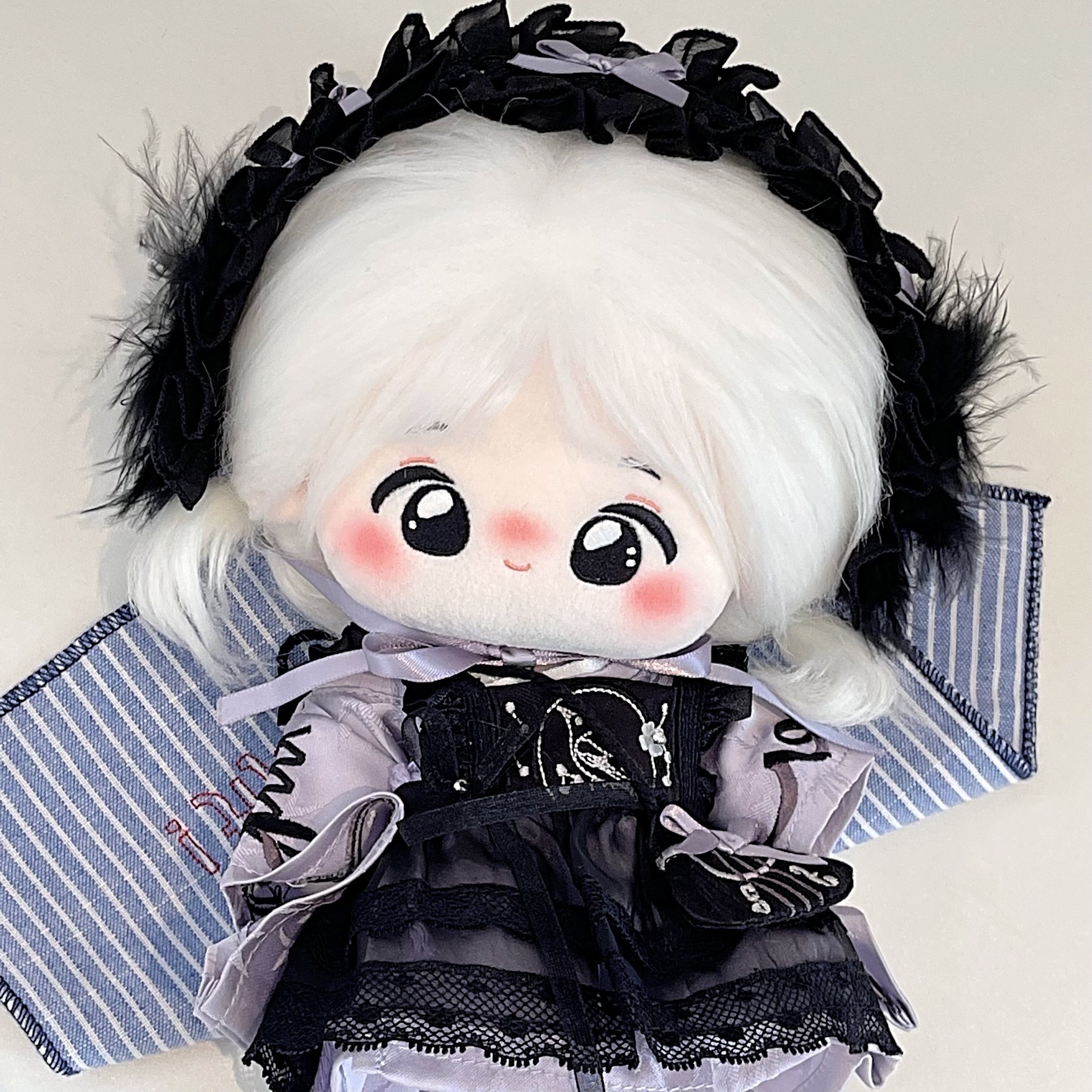 现货园长裤茶茶巫鹊吟棉花娃娃20CM汉洋折衷国风娃衣,淘宝优惠券,粉丝福利购,淘宝优惠卷