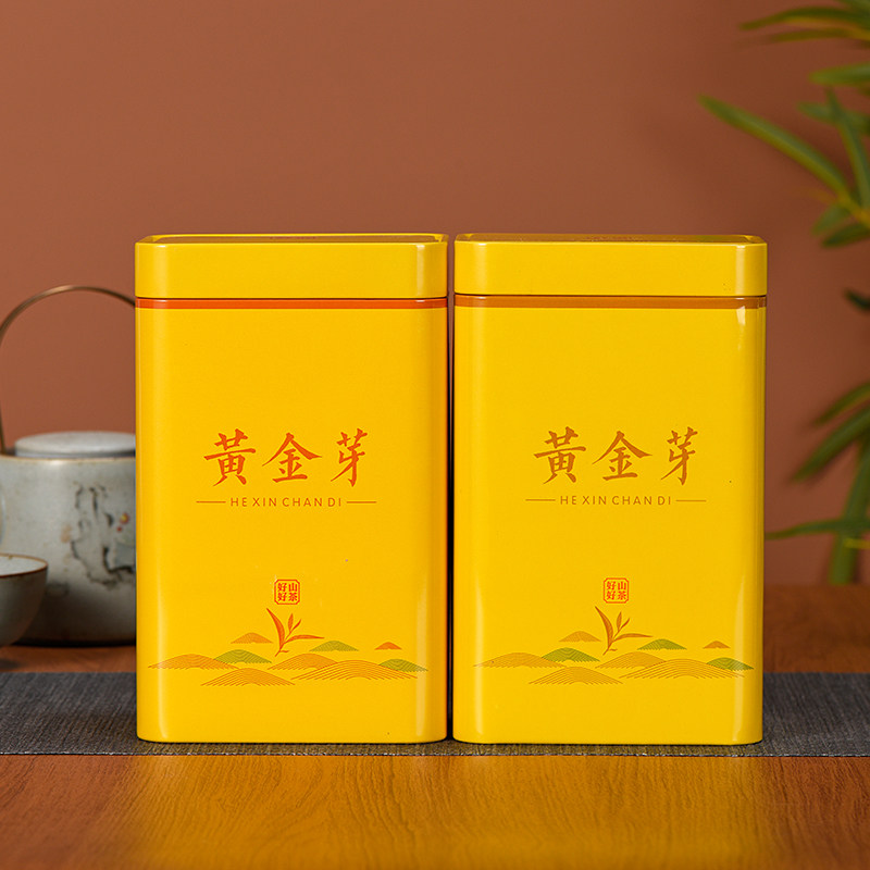 茶二叔2023年正宗安吉黄金芽茶叶礼盒装250g新茶白茶特级黄金牙_虎窝淘