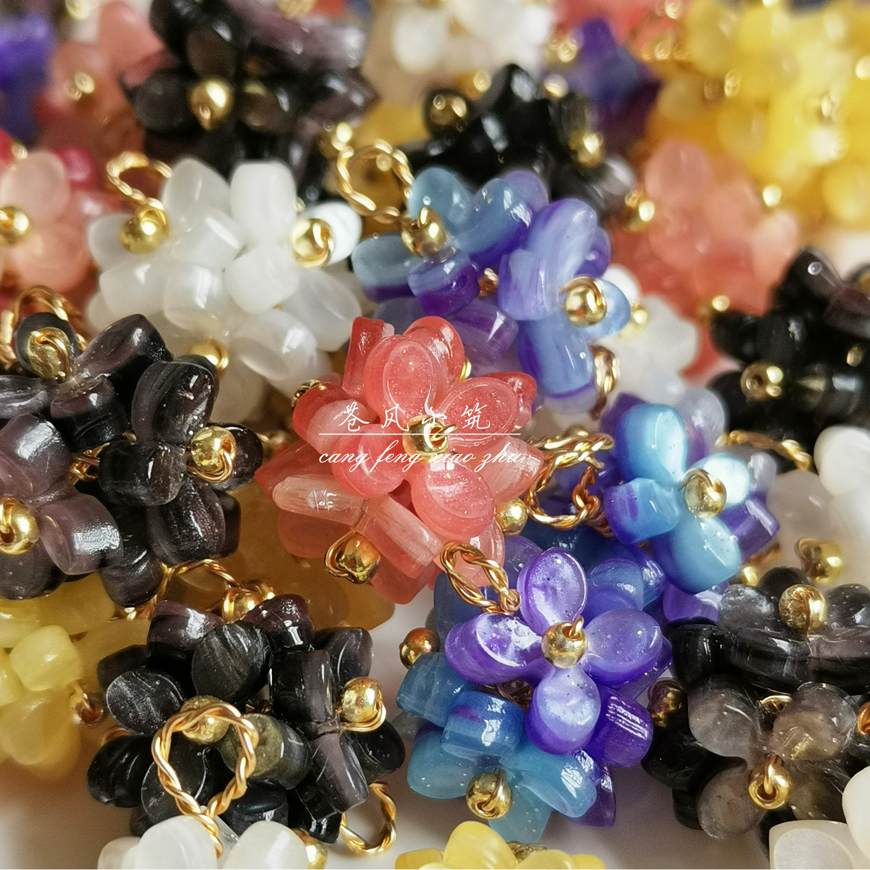 掌柜手工绣球花球 醋酸花球 13-15mm多色可选 流苏成品绣球花耳环,淘宝优惠券,粉丝福利购,淘宝优惠卷