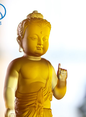 桌面喷水浴佛像延恩琉璃护佑