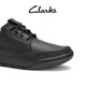 Clarks water-repellent and versatile casual leather shoes