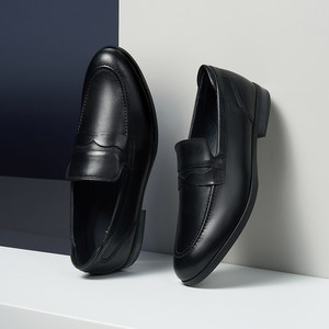 Clarks其乐男士正装皮鞋春夏新品时尚舒适一脚蹬英伦商务休闲皮鞋