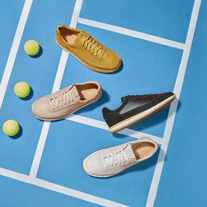 Clarks其乐艺动系列复古时尚潮流舒适休闲男女同款休闲运动鞋牛皮