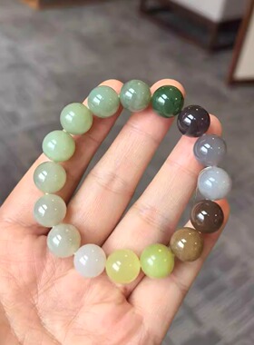 翠佛堂和田玉多宝手链