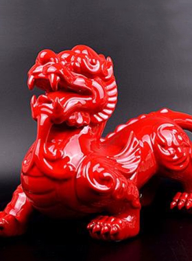 貔貅摆件陶瓷礼品办公室招财皮丘