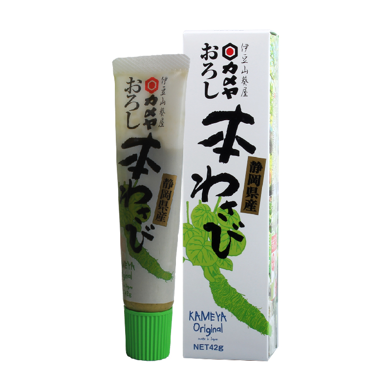 日本原装进口伊豆山葵屋静冈芥末42g KAMEYA山葵酱芥末膏寿司刺身 - 图1