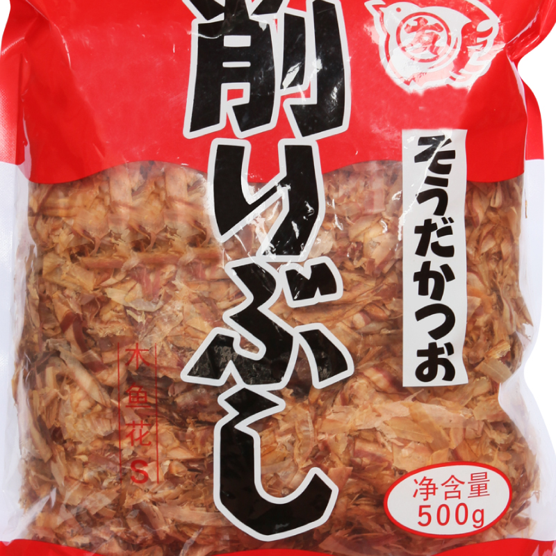 丸友木鱼花S级 章鱼小丸子 柴鱼片 煲汤  日式木鱼片500g 包邮