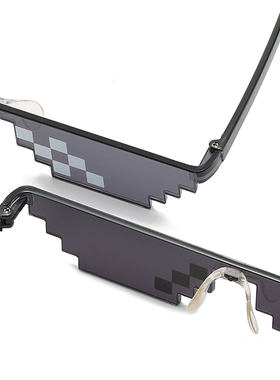 马赛克二次元太阳镜女个性潮